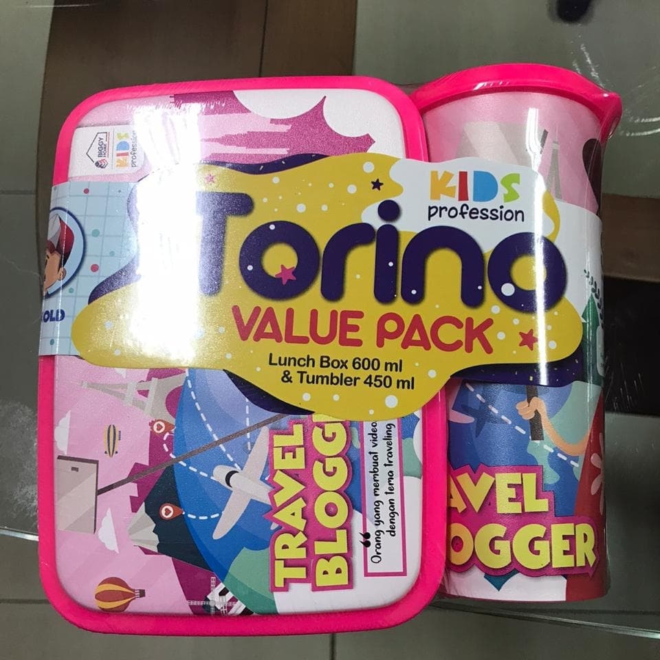 Lunch box Set Kotak makan set Torino Value pack Biggy