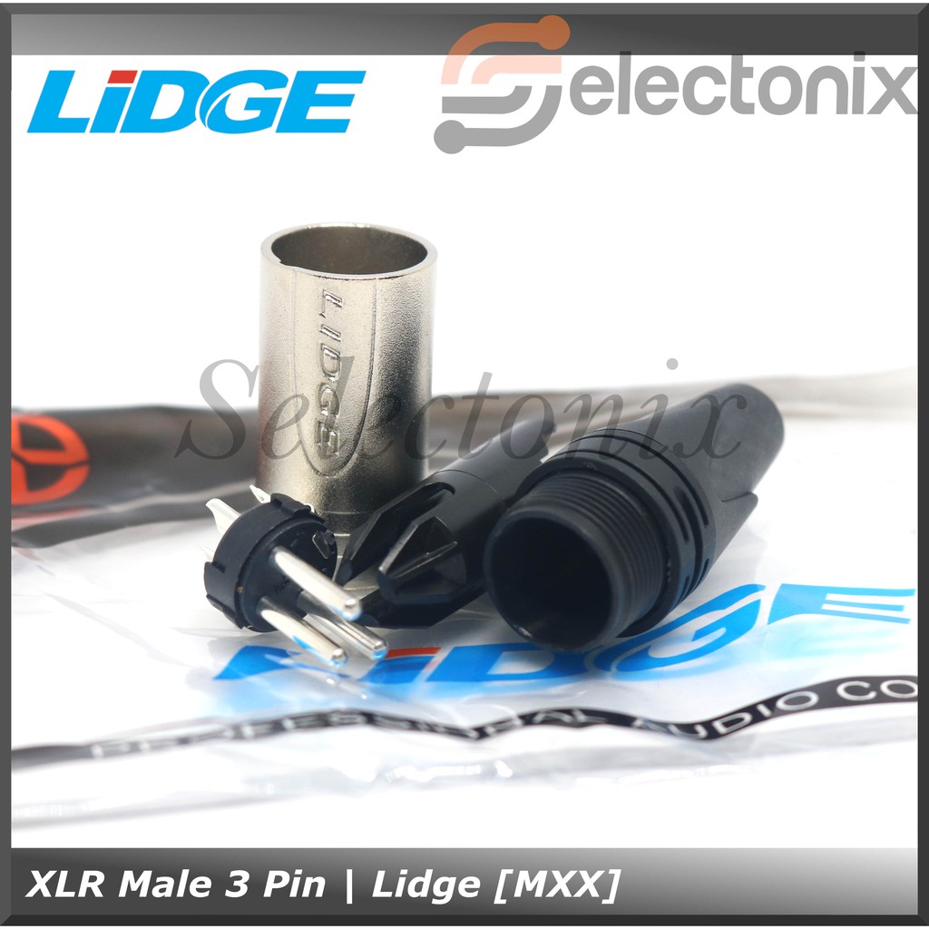 Konektor XLR 3 Pin Male | Lidge [MXX]