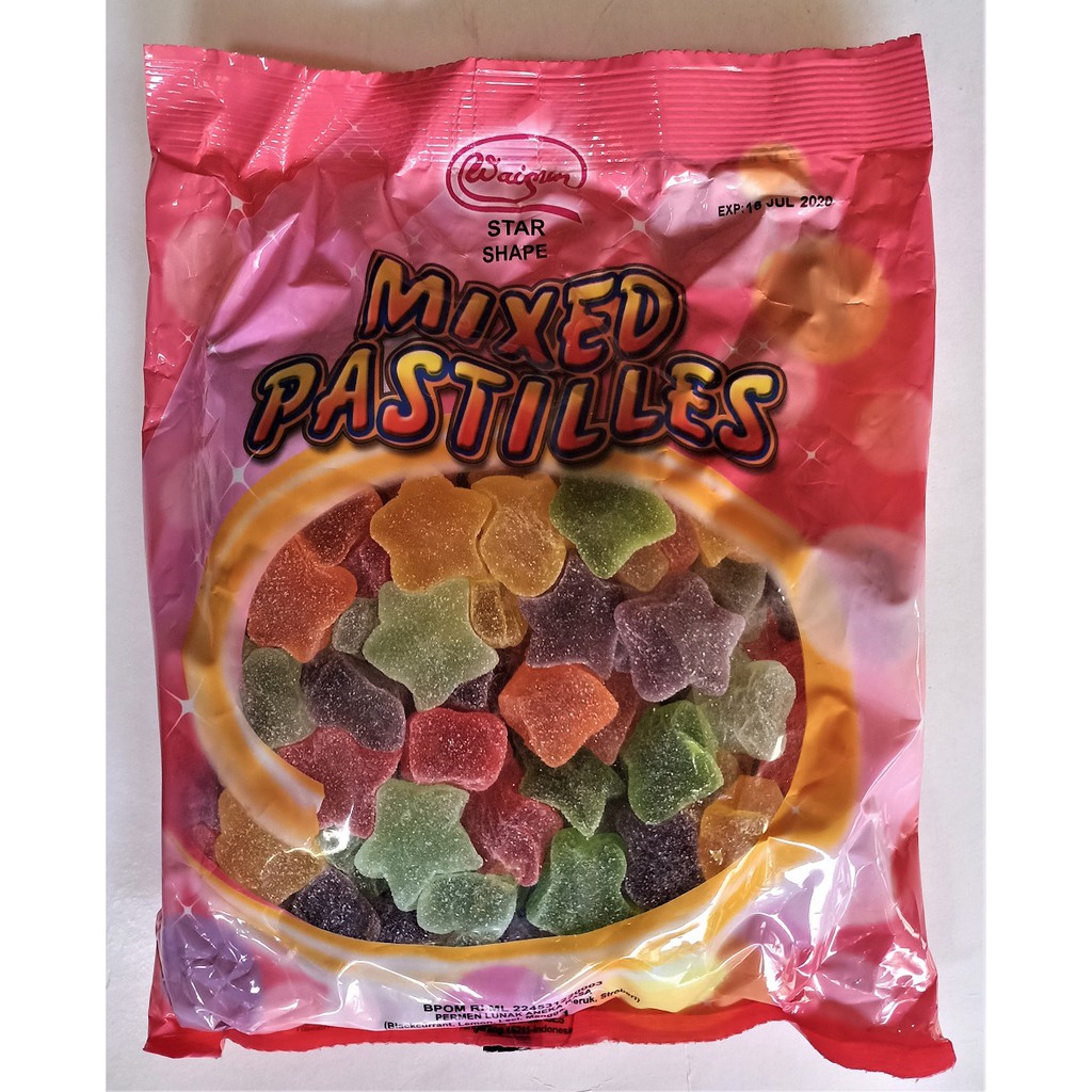 

Jelly Malaysia Waisun Mixed Pastilles 1 kg