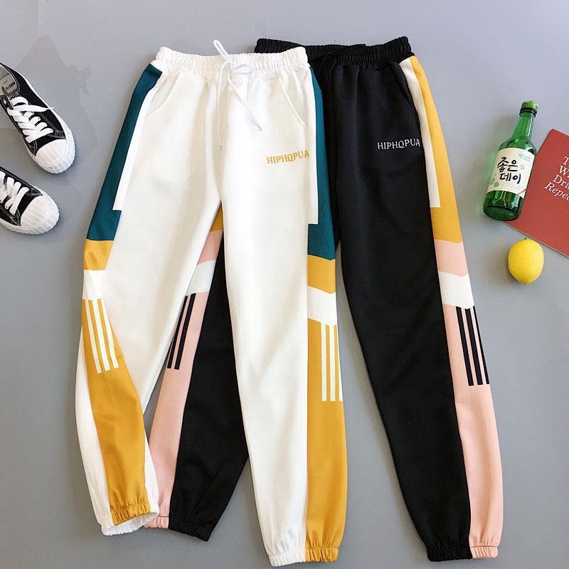 Sports pants Celana Panjang Harem Model Longgar High Waist