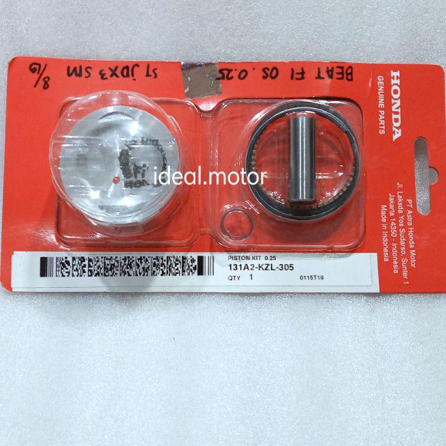 Piston KIT Seher dan Ring Beat FI Scoopy FI Vario 110 FI original AHM 131A1/2/3/4/5 KZL 305-STD