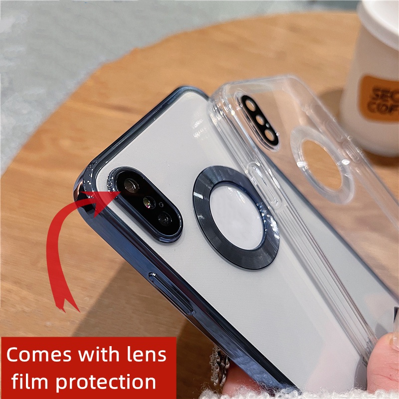 Case Pelindung Lensa Kamera 6D Plating Magsafe Untuk iphone X XS XR 7 Plus 8 Plus 6 6s Plus XS MAX 11 Pro