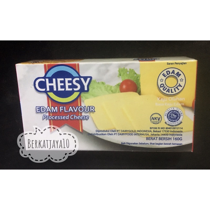 

MURAH Halal KEJU EDAM CHEESY Keju tua 160 Gram Keju Olahan cheese