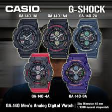 Casio G-Shock GA-140-4A GA-140-6A GA100 Original Jam Tangan Pria - Digital - Karet
