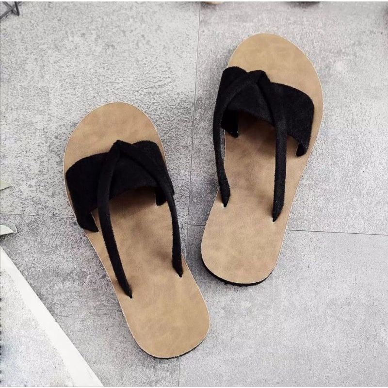 sandal wanita terbaru - Sandal Selop Tali Capit AB Promo New