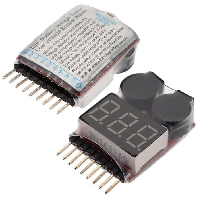 1-8S Lipo Battery Low Voltage Buzzer Alarm