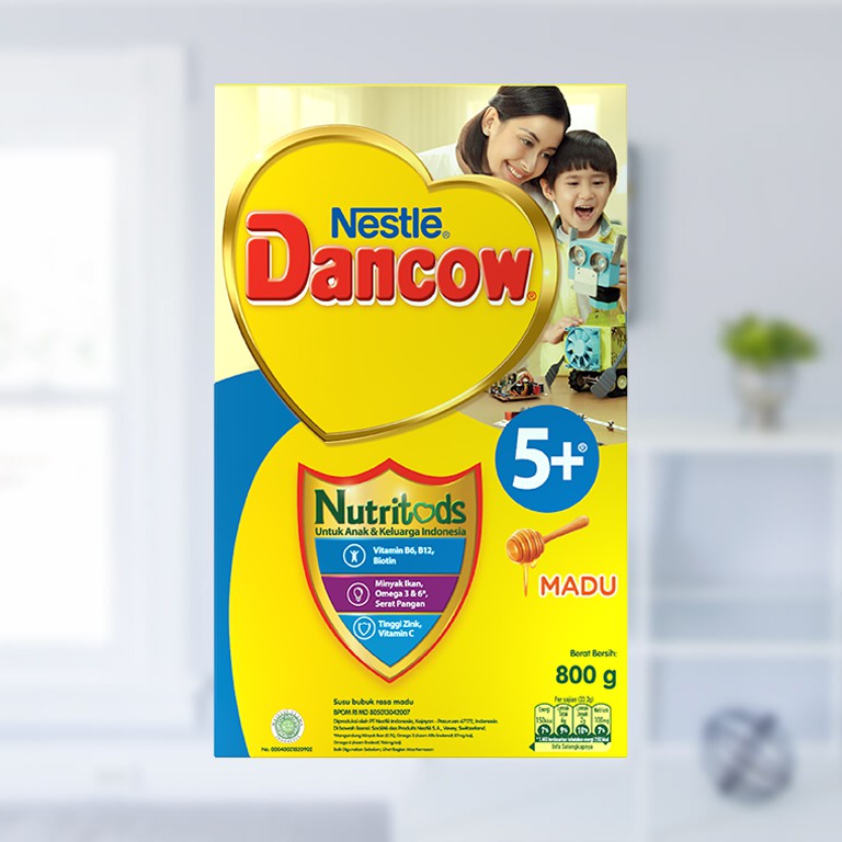 

[GTStore] Nestle Dancow 5+ Nutritods 800g - Rasa Coklat, Madu, Vanila