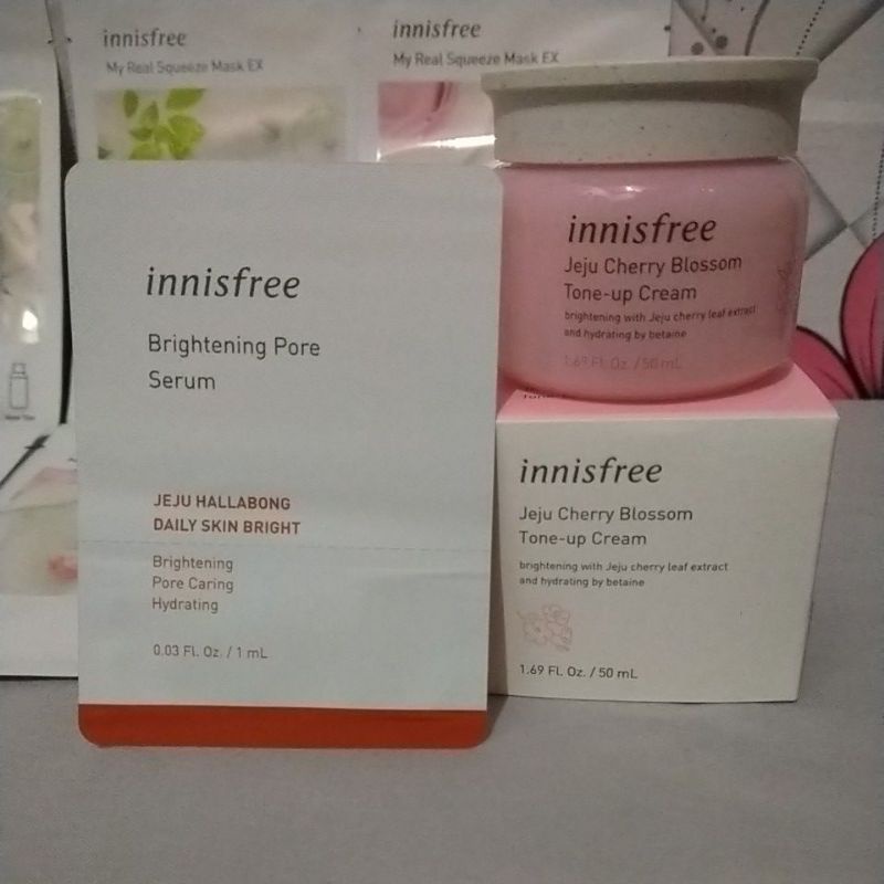 Preloved Innisfree Cherry Blossom  Tone Up Cream