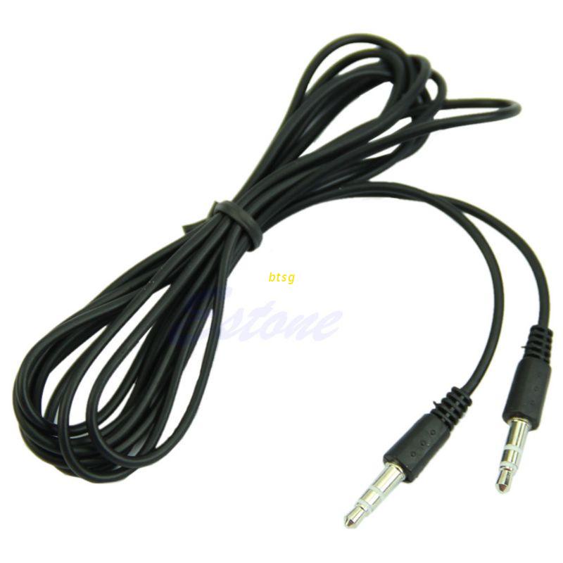 btsg 3.5mm Aux Auxiliary Cord Male to Male Stereo Audio Cable For PC iPod MP3 Car 2M