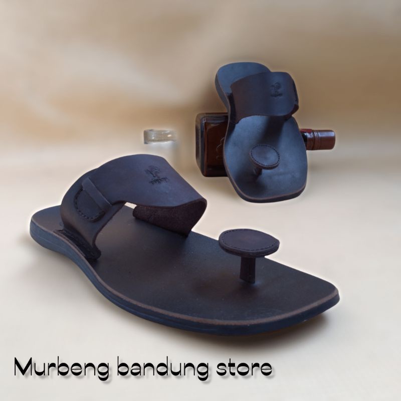 sandal jamur pria full kulit termurah