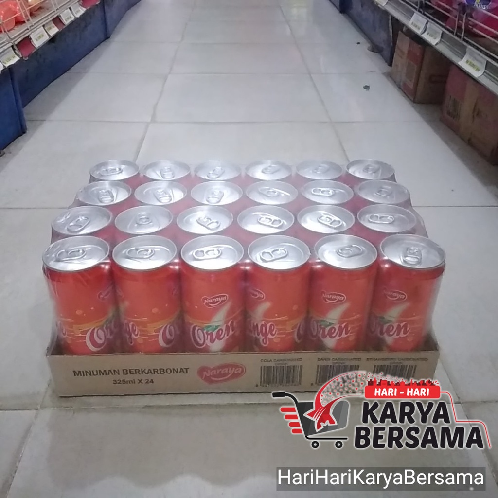 

MINUMAN KALENG NARAYA ORANGE 24'S X 325ML-PER KARTON