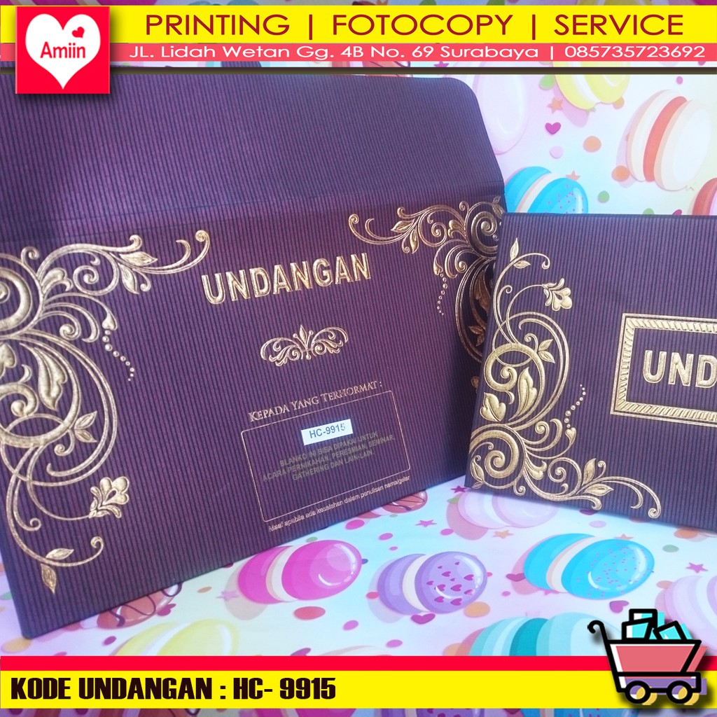 Undangan [Kode : HC-9915]
