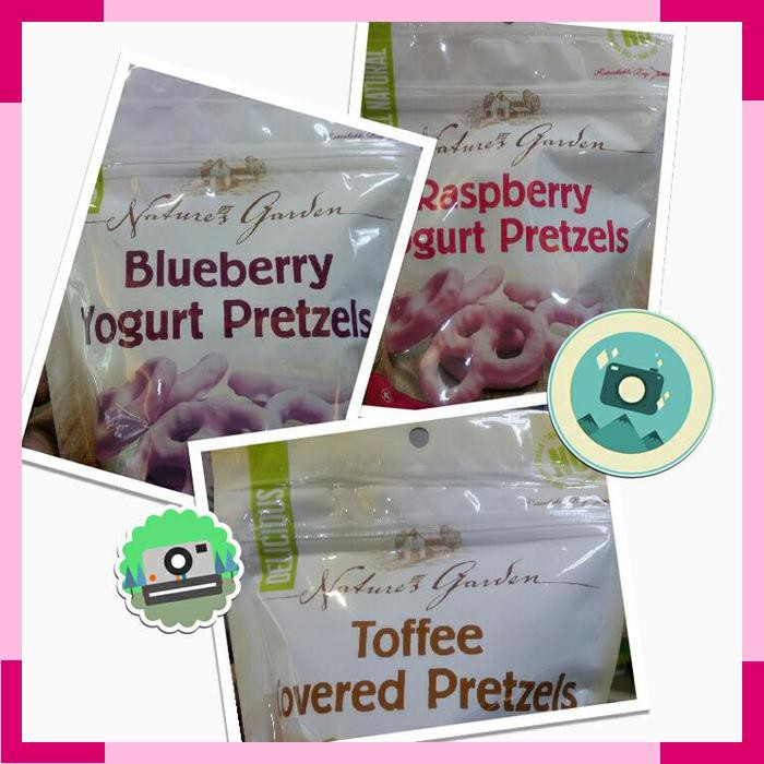 

Natures garden | pretzels | blueberry | raspberry | tofee | 198g | USA