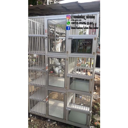 KANDANG KUCING 3 KAMAR