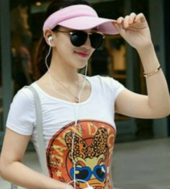 Topi fashion wanita simple casual ala korea style