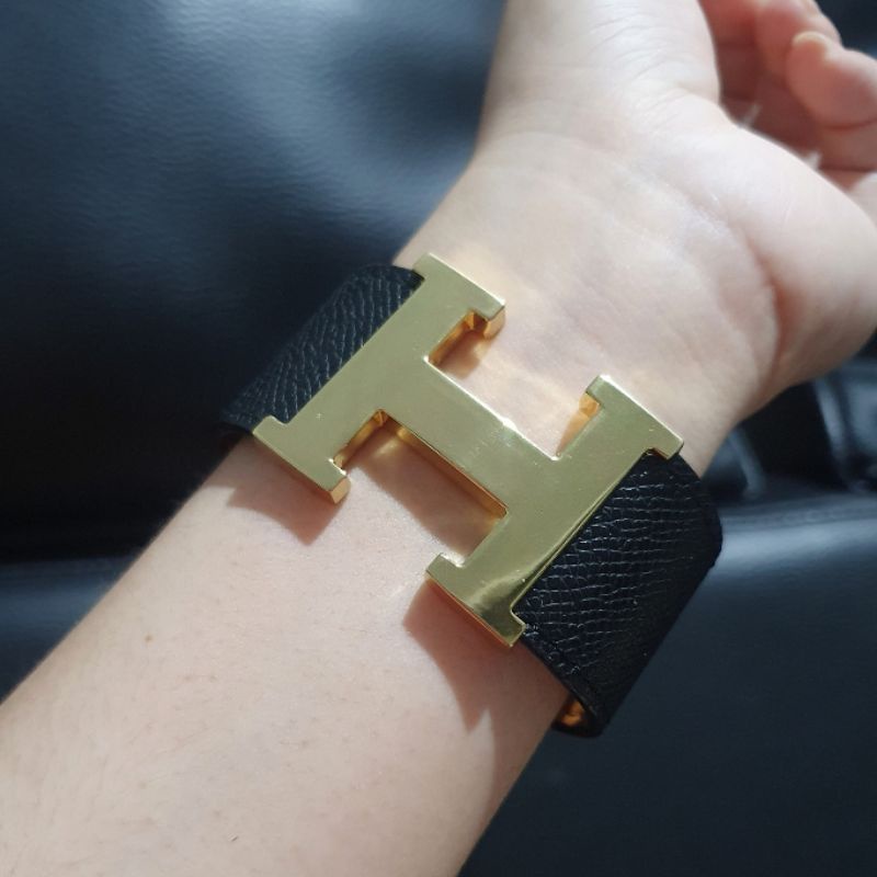 Gelang Kulit  Branded band Gelang Kulit Viral  Premium Quality Tidak karatan 8829