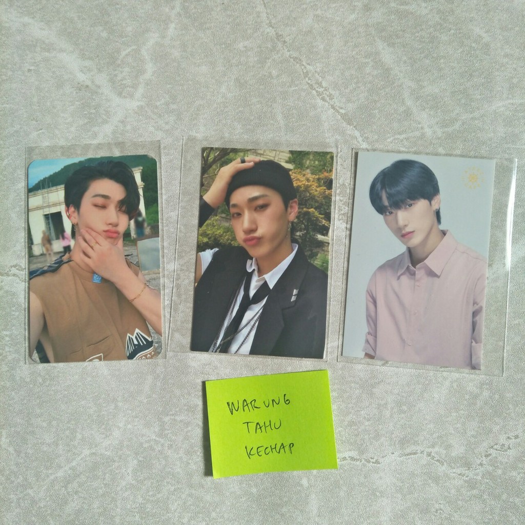 PC Choi San week 1 Beatroad Apple Music MMT Inception, Japan treasure cafe sticker - Ateez Photocard