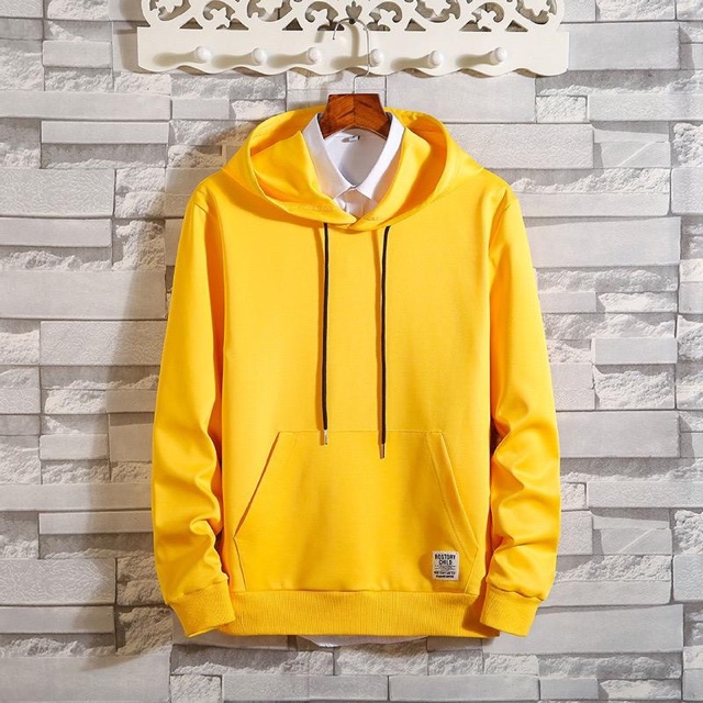 SWEATER HOODIE POLOS BASIC COWOK PRIA PLAIN FASHION DISTRO KEKINIAN