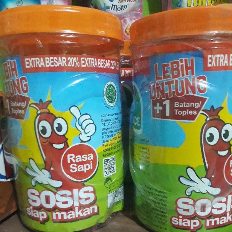 

Sosis Sonice siap makan rasa Sapi