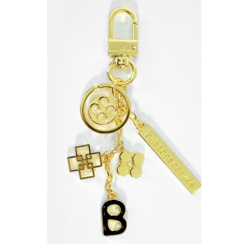 Buttonscarves key chain - Audrey Monogram Key Chain Izzy Benang Jarum