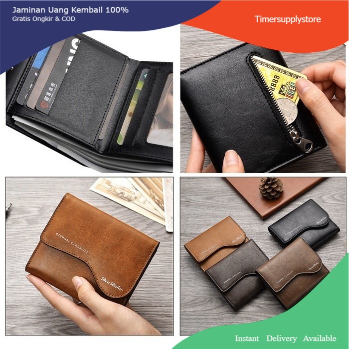 Dompet Lipat Kulit Pria Dompet Deabolar K3202-2 Nice