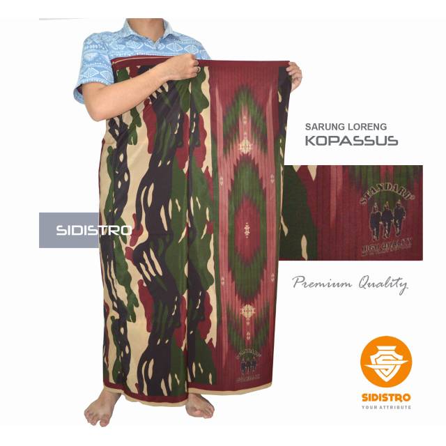 SARUNG LORENG SATUAN KOPASUS TNI AD MERK AMMO - STANDART ORIGINAL