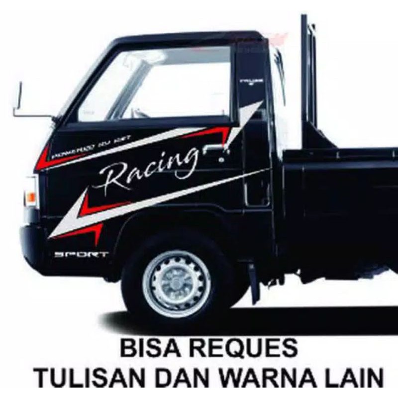 Sticker mobil pick up l300 | Sticker pintu mobil terlaris