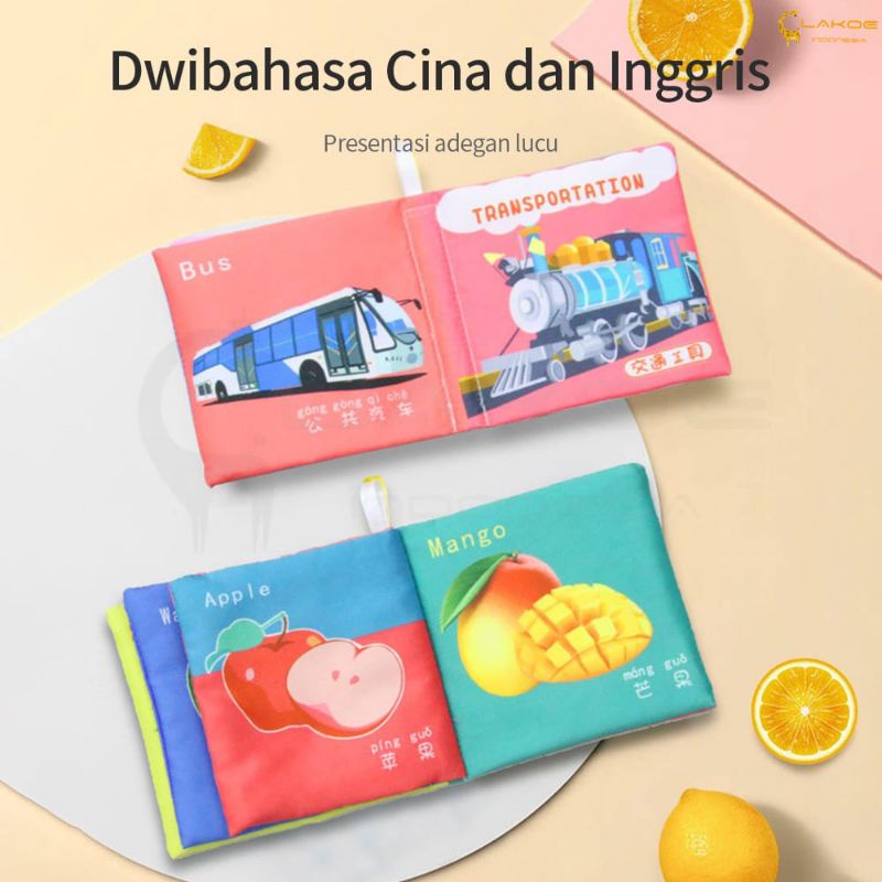 [rumahbayipdg] Teether book softbook gigitan bayi buku bantal bayi