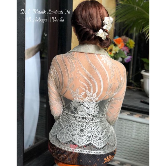 kain kebaya metalik 2 baju