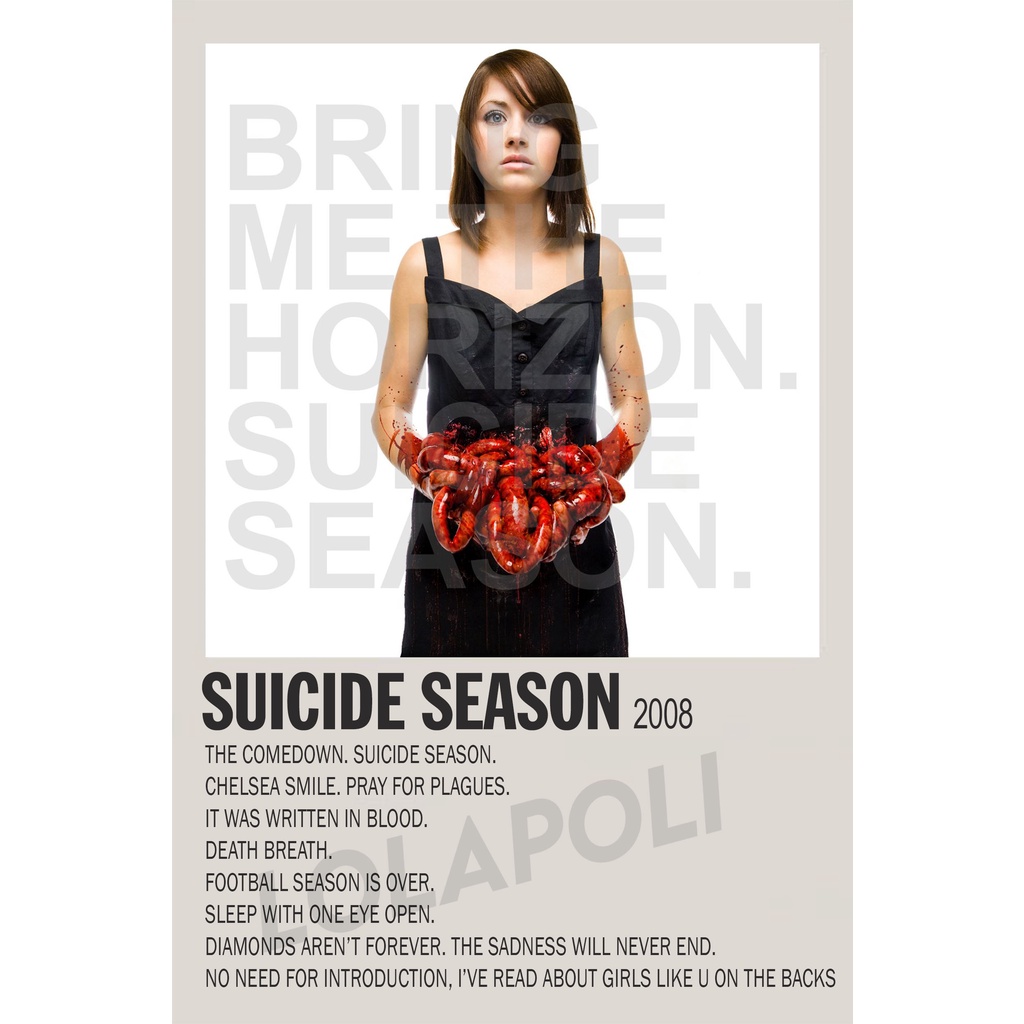 Poster Cover Album Suicide Season - Bring Me The Horizon