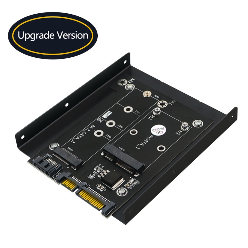 Btsg 114x100mm SATA3 Adapter Board All in One Untuk M.2 &amp; mSATA SSD Ke Adaptor Mudah Terhubung Tidak Memerlukan Driver Software