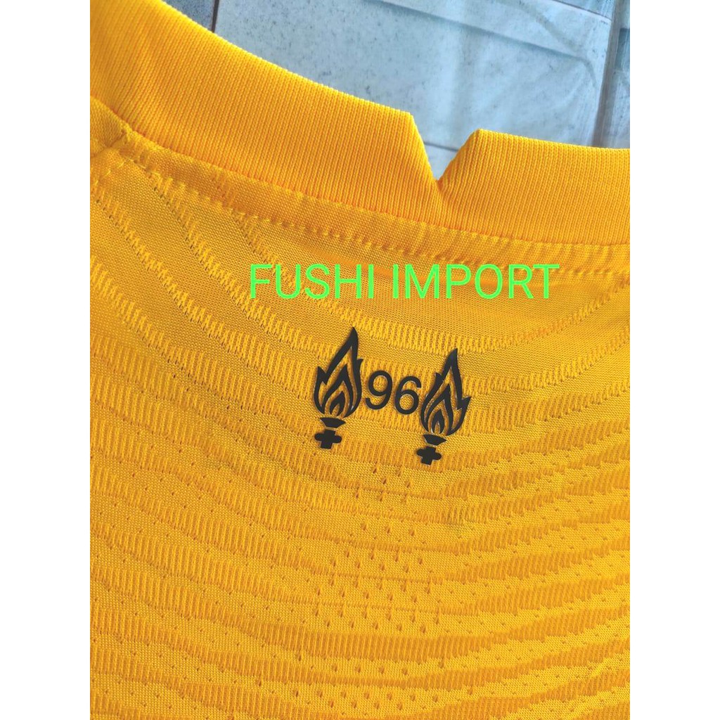 PLAYER ISSUE DRIFIT ADV - JERSEY BOLA LVRPLL GOALKEEPER KIPER KUNING 2022 VAPORKNIT HQ