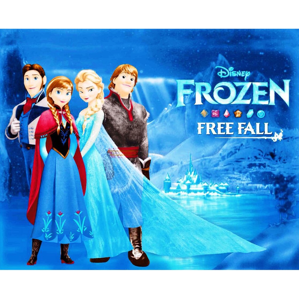 selimut bulu frozen freefall