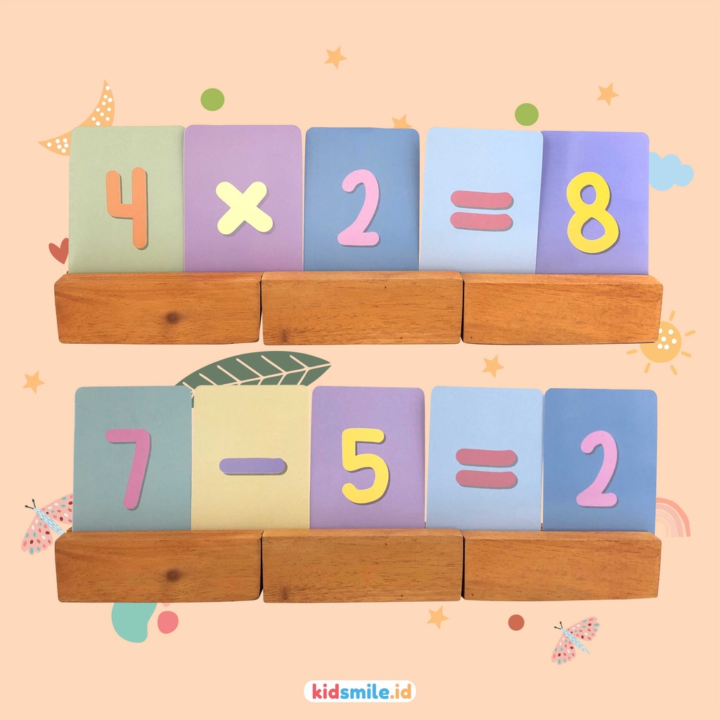 Flash Card Pintar Membaca Berhitung Spelling English Flashcard Suku Kata Mainan Edukasi Kidsmile