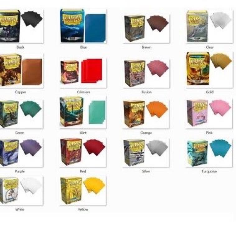 IAE inner sleeve dragon shield [10 pcs] black / red / clear blue / blue / pearl / ivory✮ (Terlaku.)S