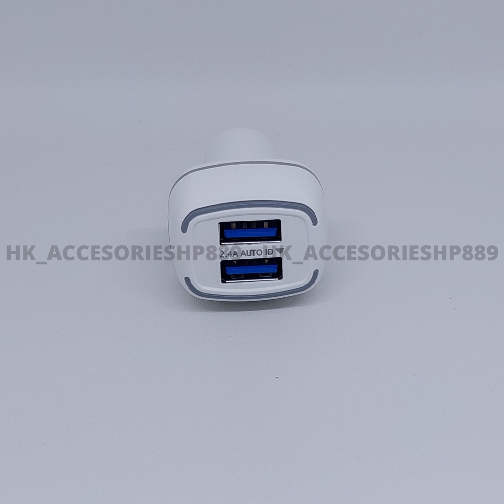 Dual USB Car Charger HK-K09 With Cable High Speed 2.4A