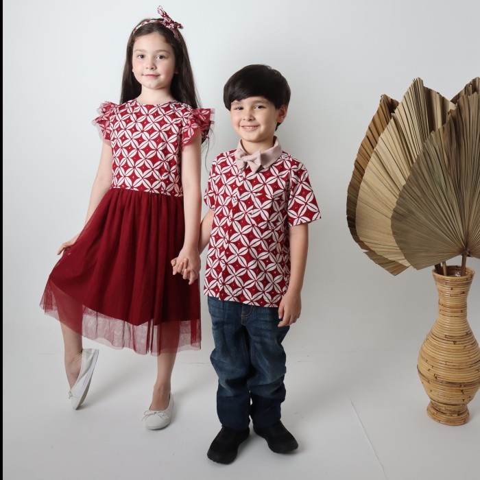 PO Batik anak dress kemeja batik anak - gamis batik, 3-4 tahun