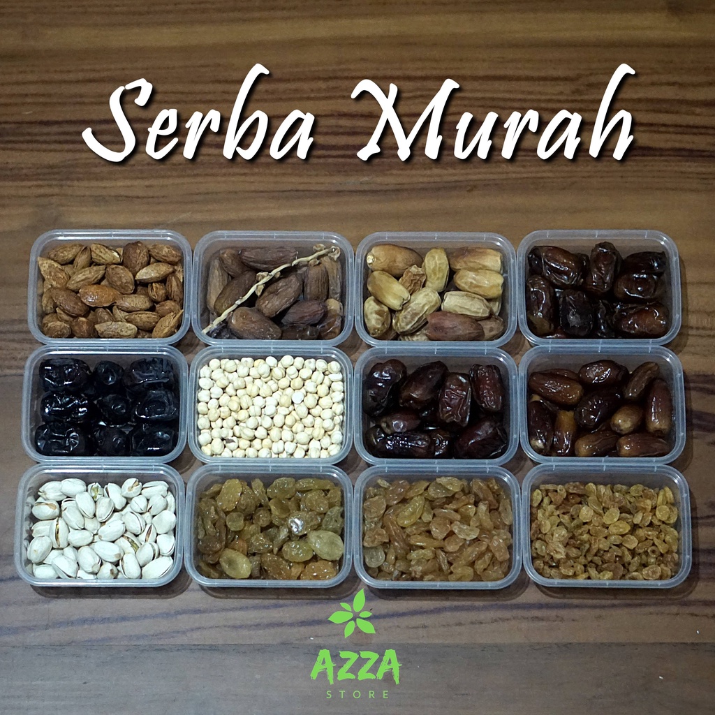 Kurma Kismis Kacang Arab Aneka Varian Kemasan Minipack / Icip icip