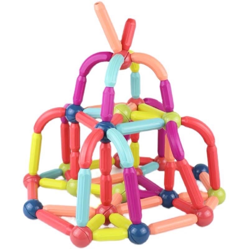 magnetic buliding sticks rods and balls toys mainan batang magnet mainan edukasi anak