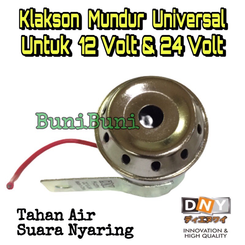 Klakson Mundur / Atret - Back Horn Buzzer Alarm Mundur Mobil 12 V &amp; Truk 24 Volt Universal DNY