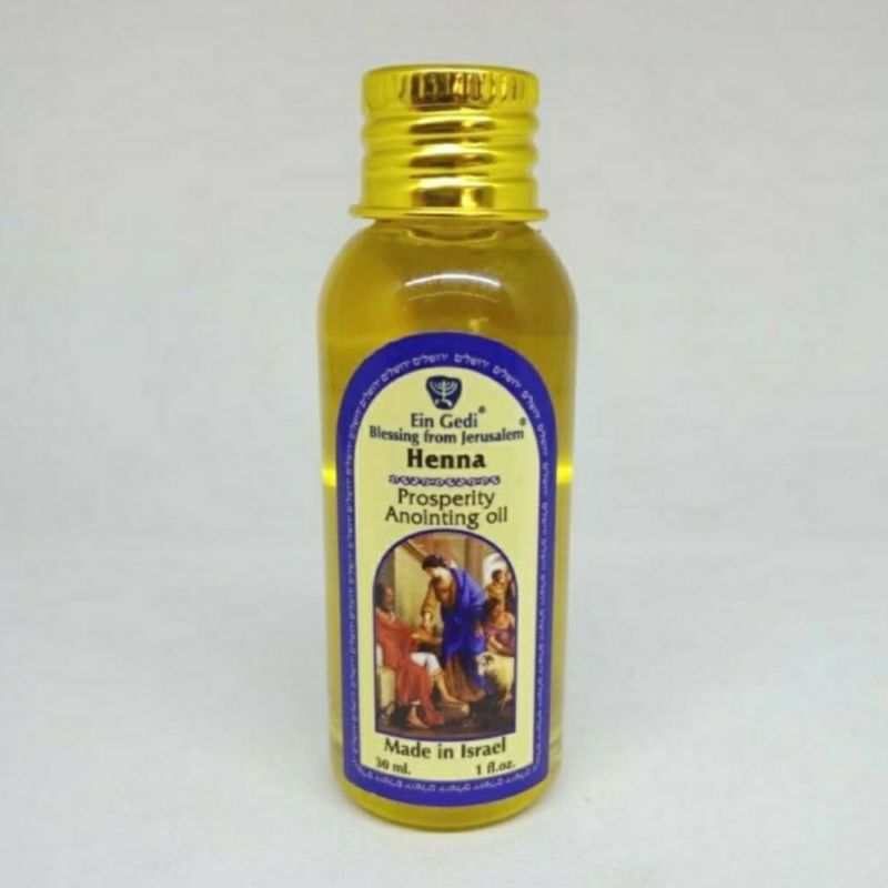 Minyak Urapan Prosperity Henna Anointing Oil 30ml by Ein Gedi Israel
