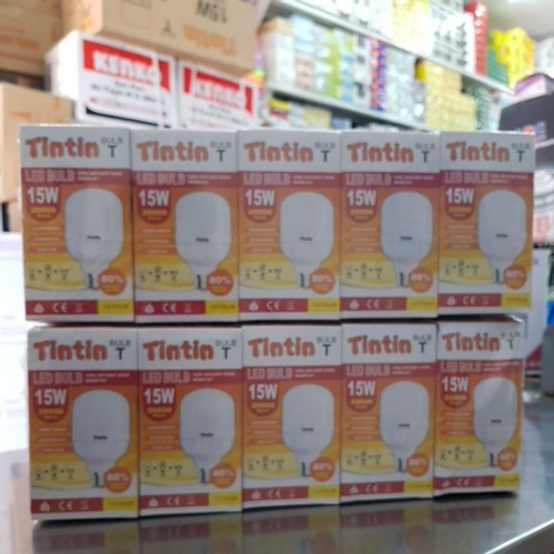 Lampu Tintin 15watt / Tintin 15w / Lampu LED Tintin 15 watt