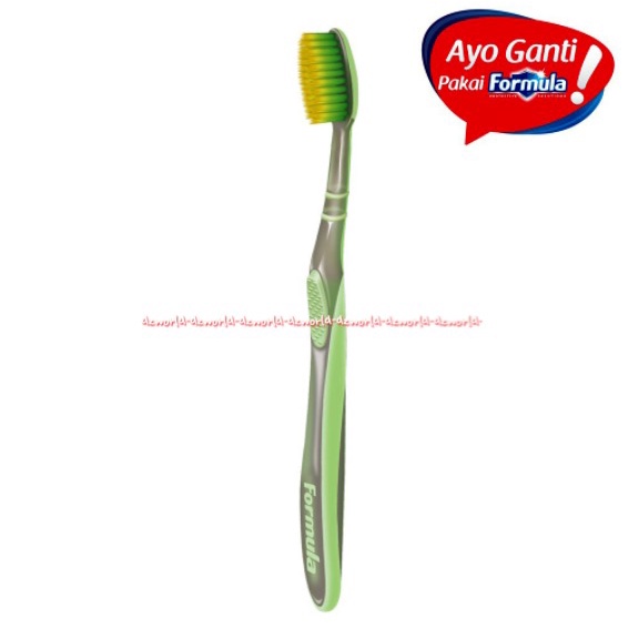 Formula Sihab Toothbrush 3pcs Sikat Gigi Hijau Siwak Habbatussauda Deep Clean Sikat Gigi Ujung Kepala Sikat Kecil Sikat Gigi Formula Green