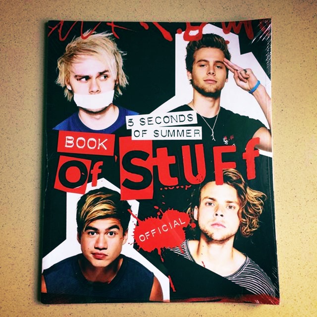 5 Seconds of Summer Book of Stuff OFFICIAL (buku import)