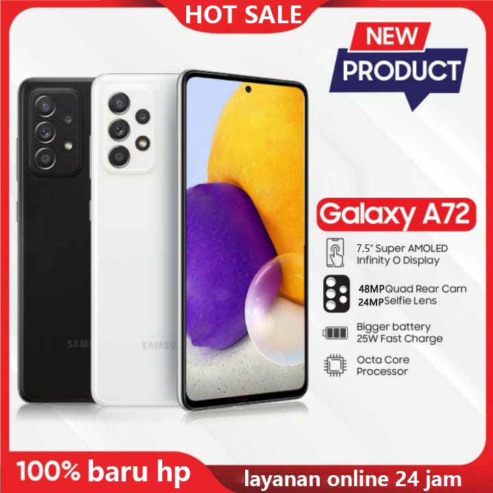 【COD+bebas biaya kirim】Hp murah galaxy A72 5G 7,5 inci Ponsel baru original 5g hp android 12G+512GB Handphone android