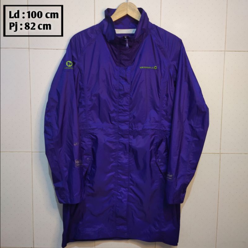 MERREL seperti jas hujan preloved branded jaket pria wanita cewek cowok thrift pl bekas second jacke