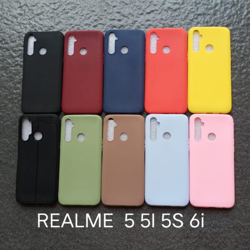 Case Realme C3 5 5i 5s 6i ( 6 Model ) soft softcase softshell silikon cover