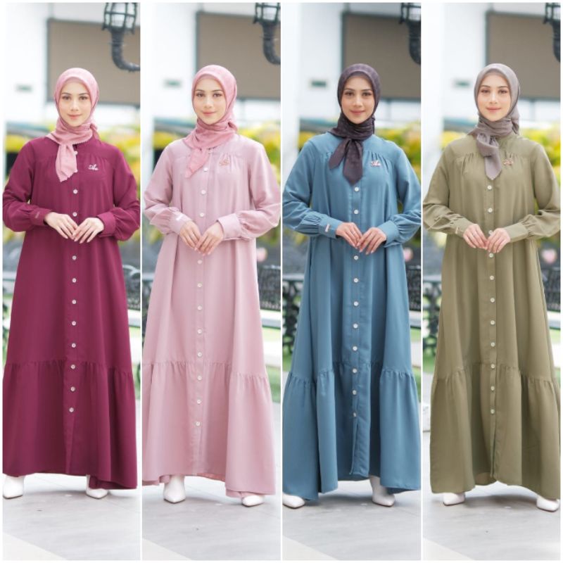 DAYANA DRESS ORIGINAL ADEN HIJAB GAMIS REMPEL
