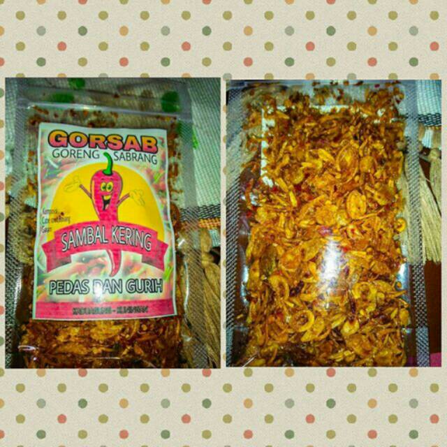 

Gorsab goreng Sabrang perpaduan dari bawang dan cabai nikmat untuk menemani makan anda