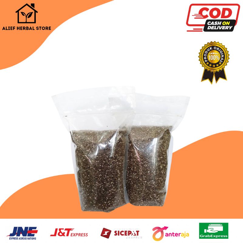 Chia Seed 500gr Tinggi Protein Omega3 Kalsium